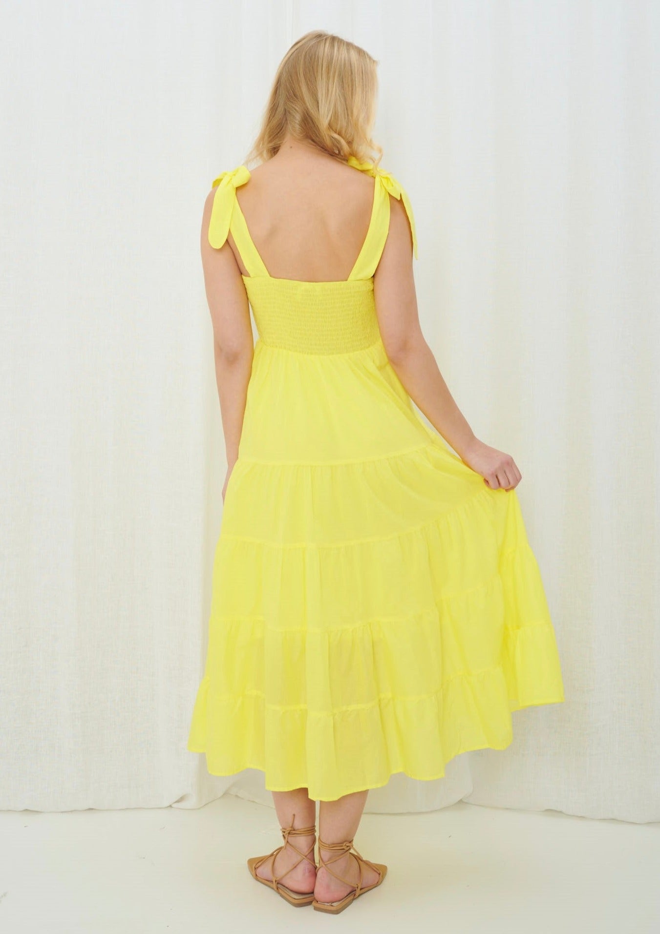 CANARY YELLOW STACY DRESS
