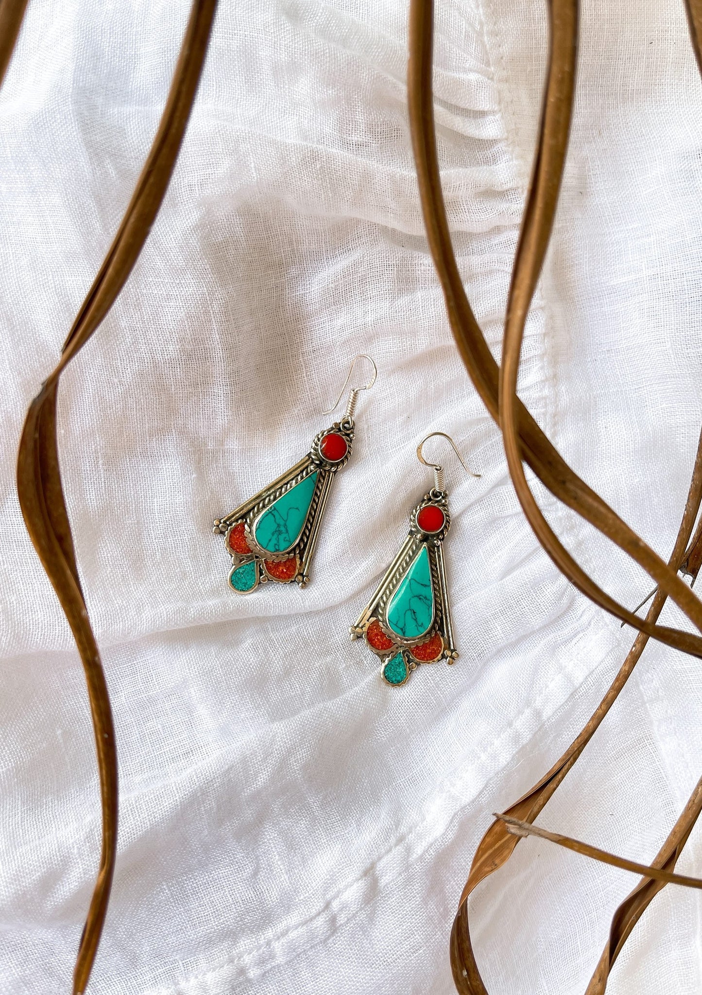 TIBETAN EARRINGS ~ JAZIE