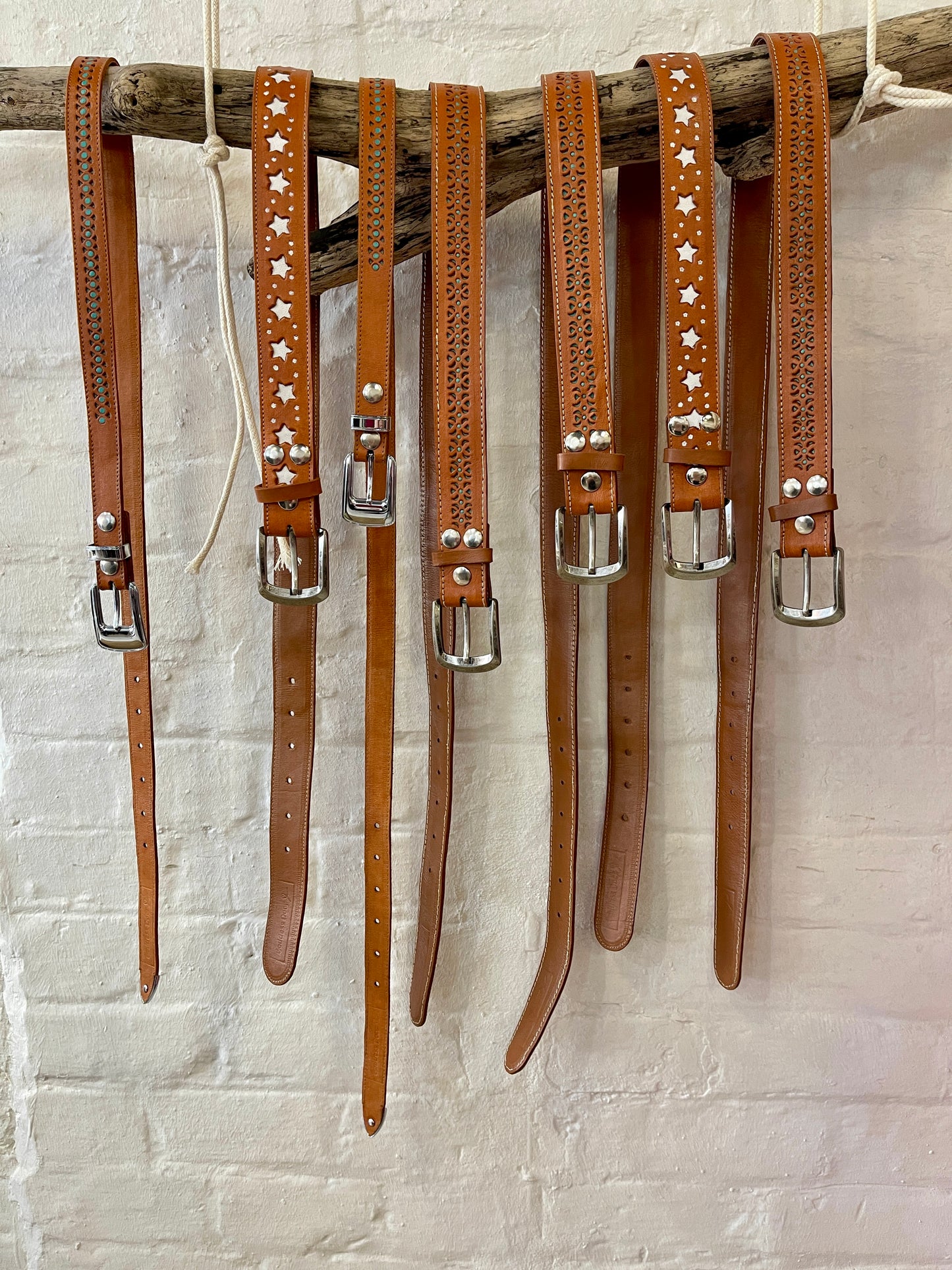 ✨ Turquoise Trail Leather Belt