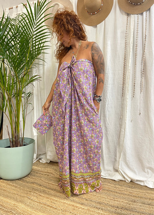 GODDESS DOOR TIE PANTSUIT ~ MAUI