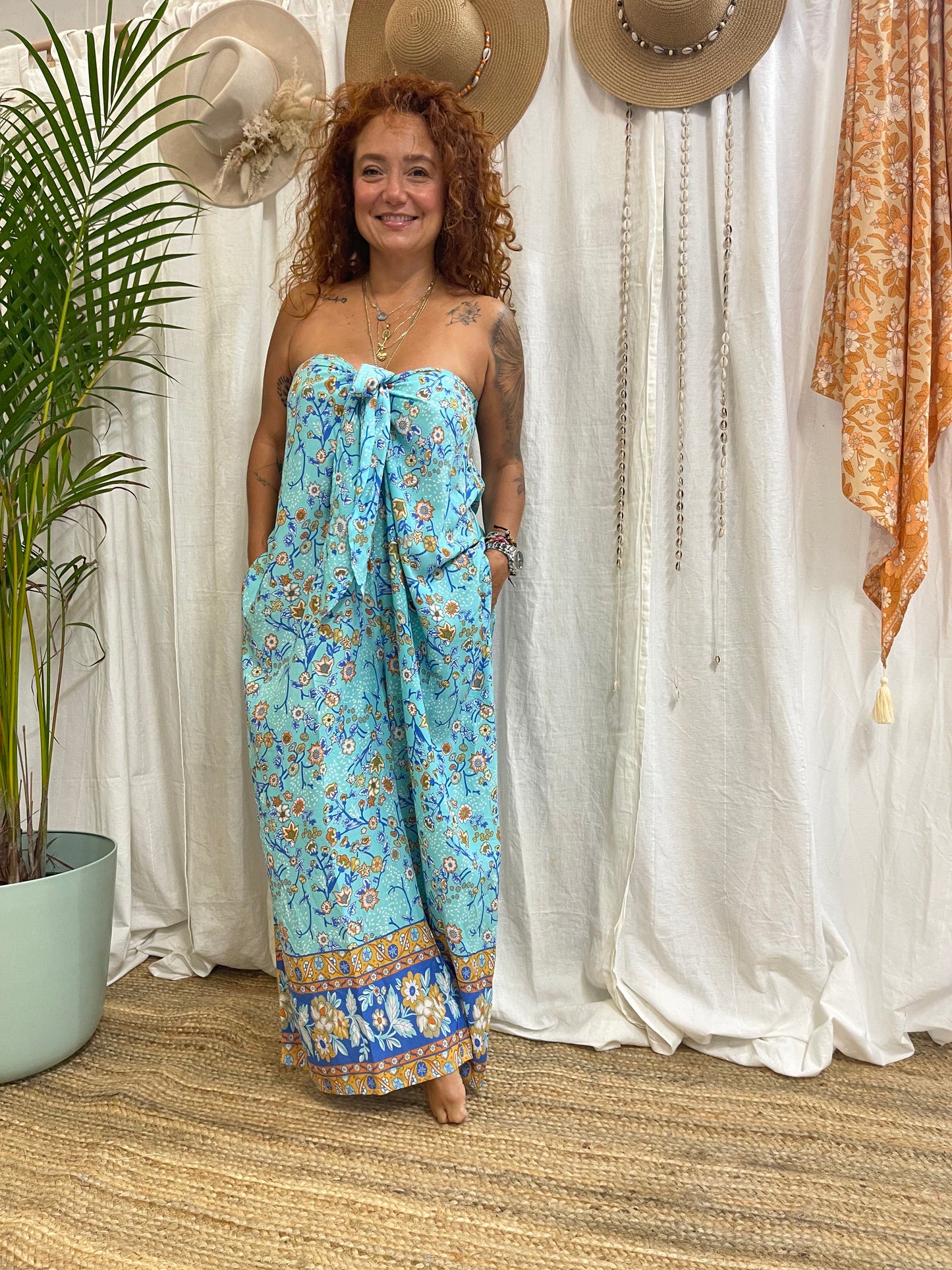 GODDESS DOOR TIE PANTSUIT ~ PARADISE