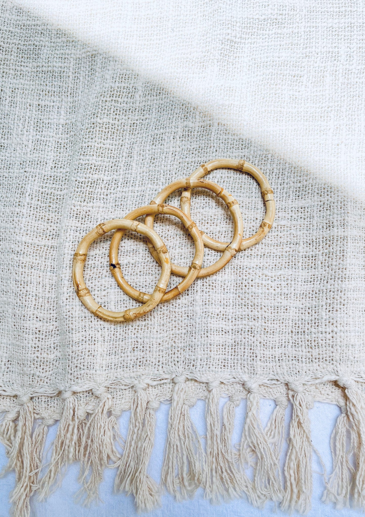 BAMBOO BANGLES ❁  SET OF 4