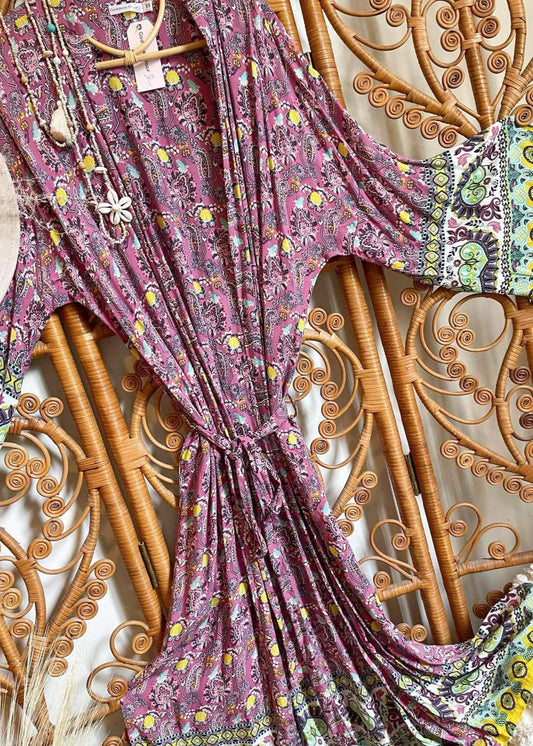 GODDESS DOOR KIMONO ~ BERRY