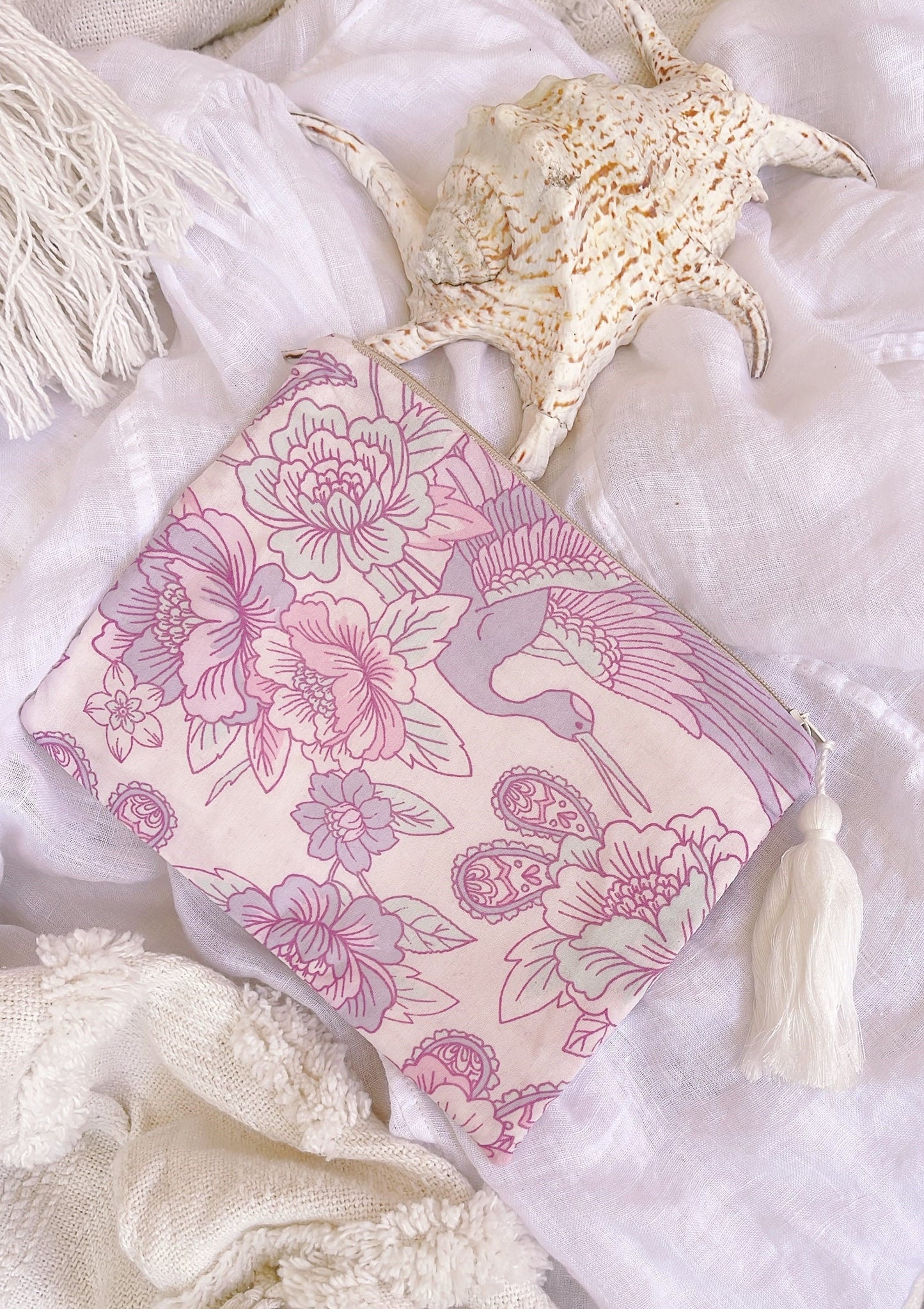 GODDESS DOOR SCARLET POUCH MAISIE PRINT ~SWEET ILLUSION