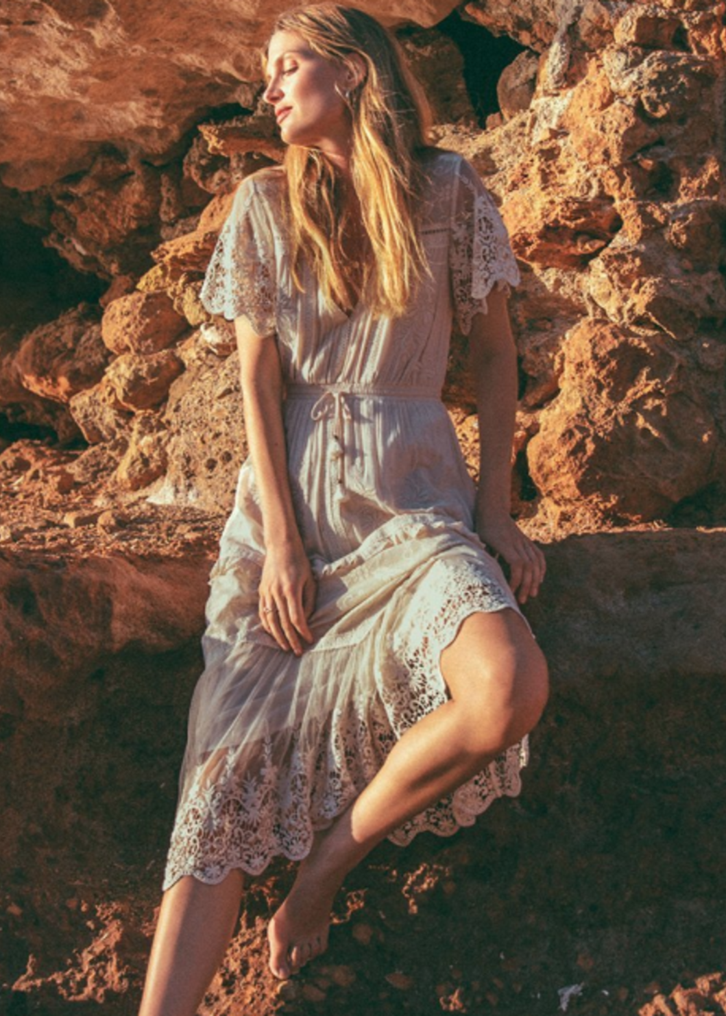 Spell & The Gypsy Collective Maggie Embroidered Midi Dress