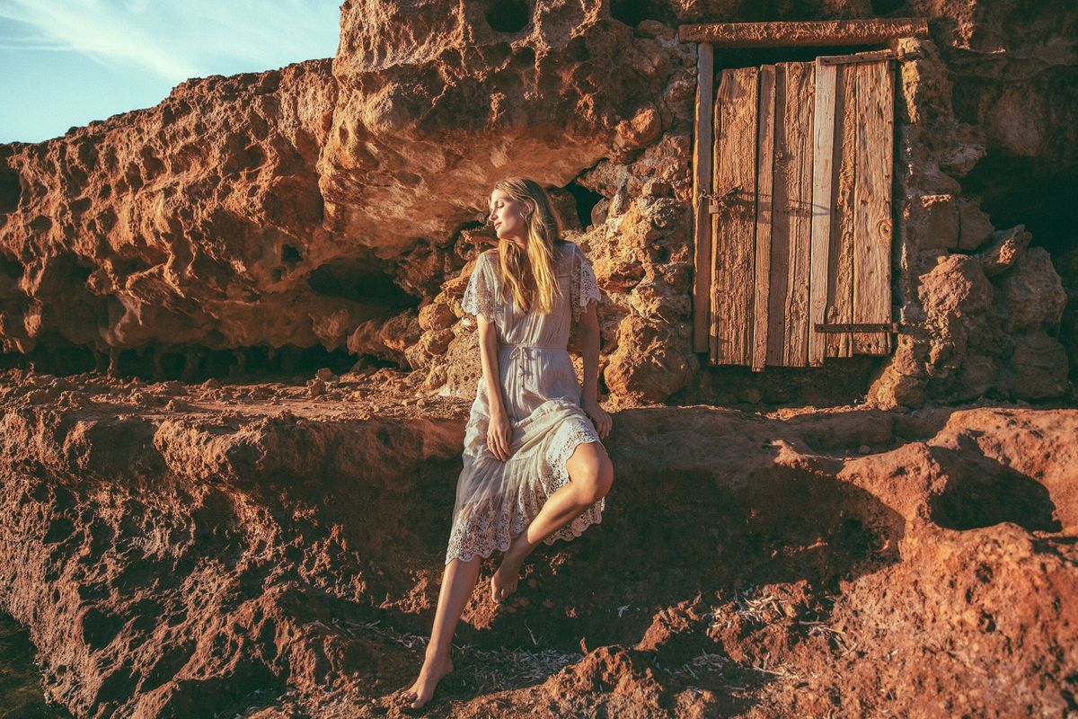 Spell & The Gypsy Collective Maggie Embroidered Midi Dress