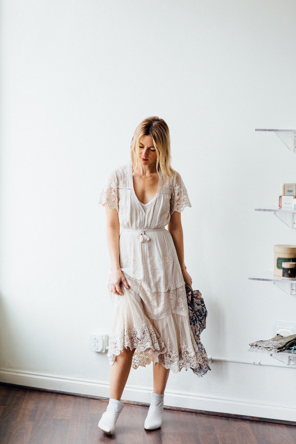 Spell & The Gypsy Collective Maggie Embroidered Midi Dress