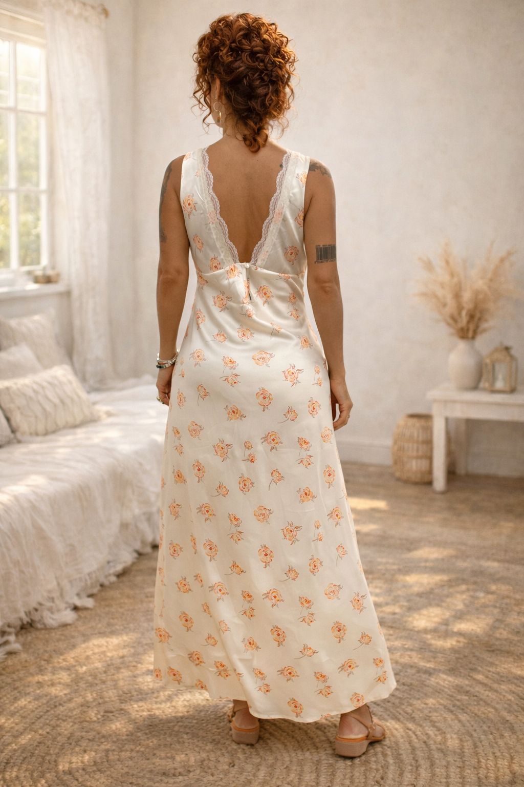 Peachy Queen Maxi Dress