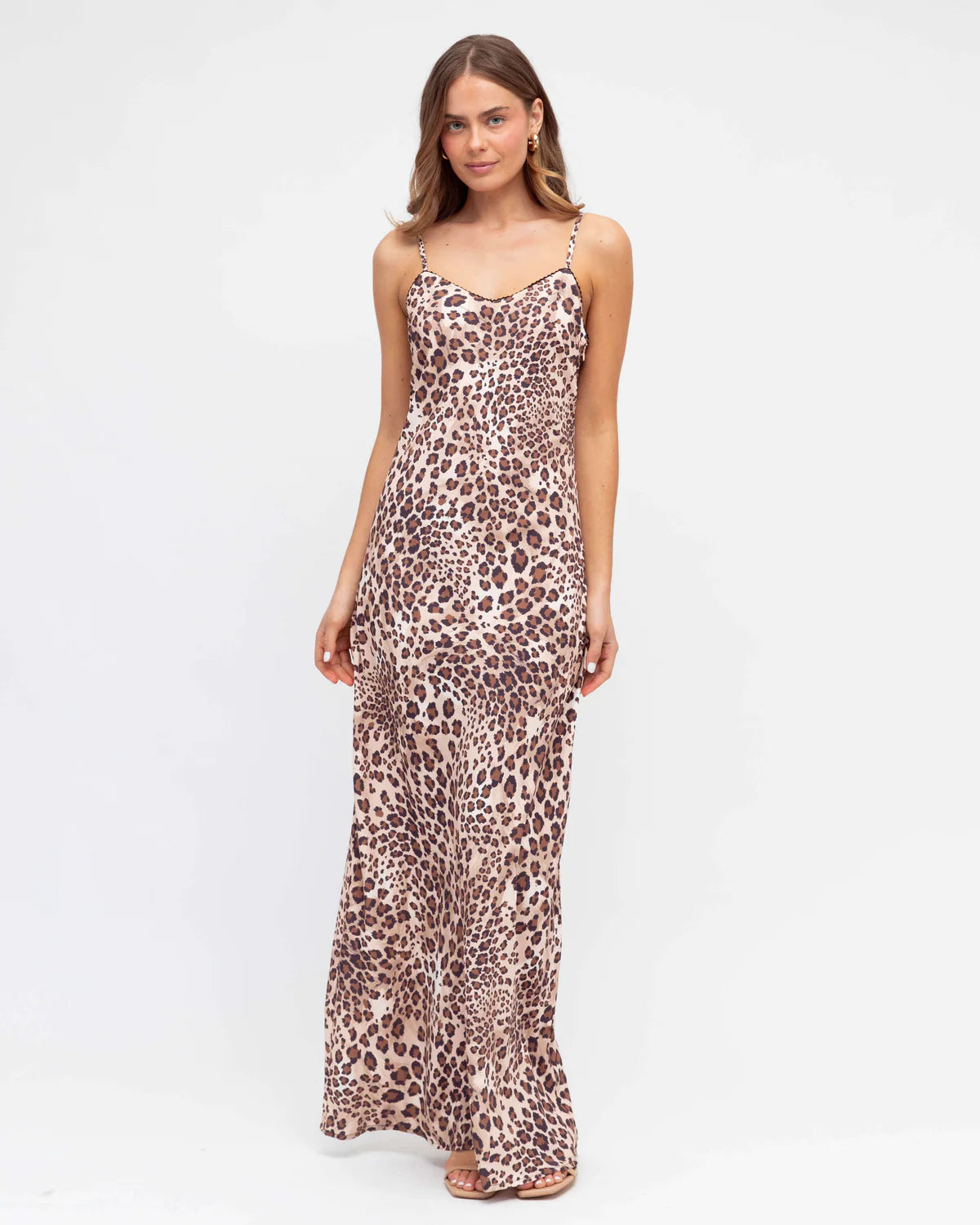 EBBY & I SELINA LEOPARD PRINT DRESS