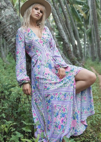 babushka midi dress spell Spell & The Gypsy Babushka Babs Strappy Midi Dress Small Turquoise High Low Blue