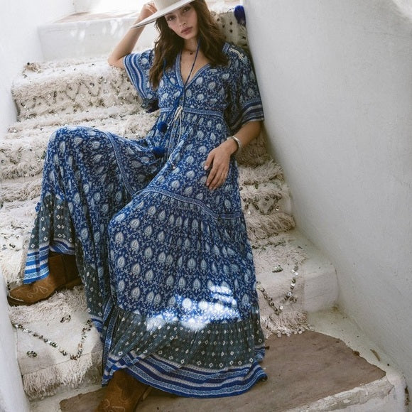 Spell & The Gypsy Collective “Oracle Maxi Dress” – Indigo