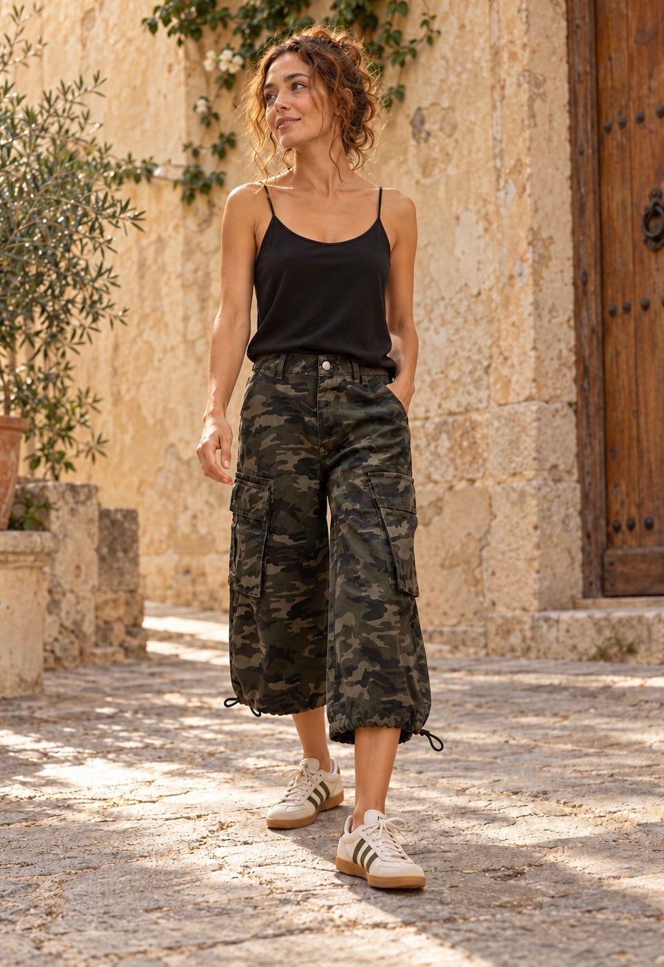 Camo Cargo Jorts