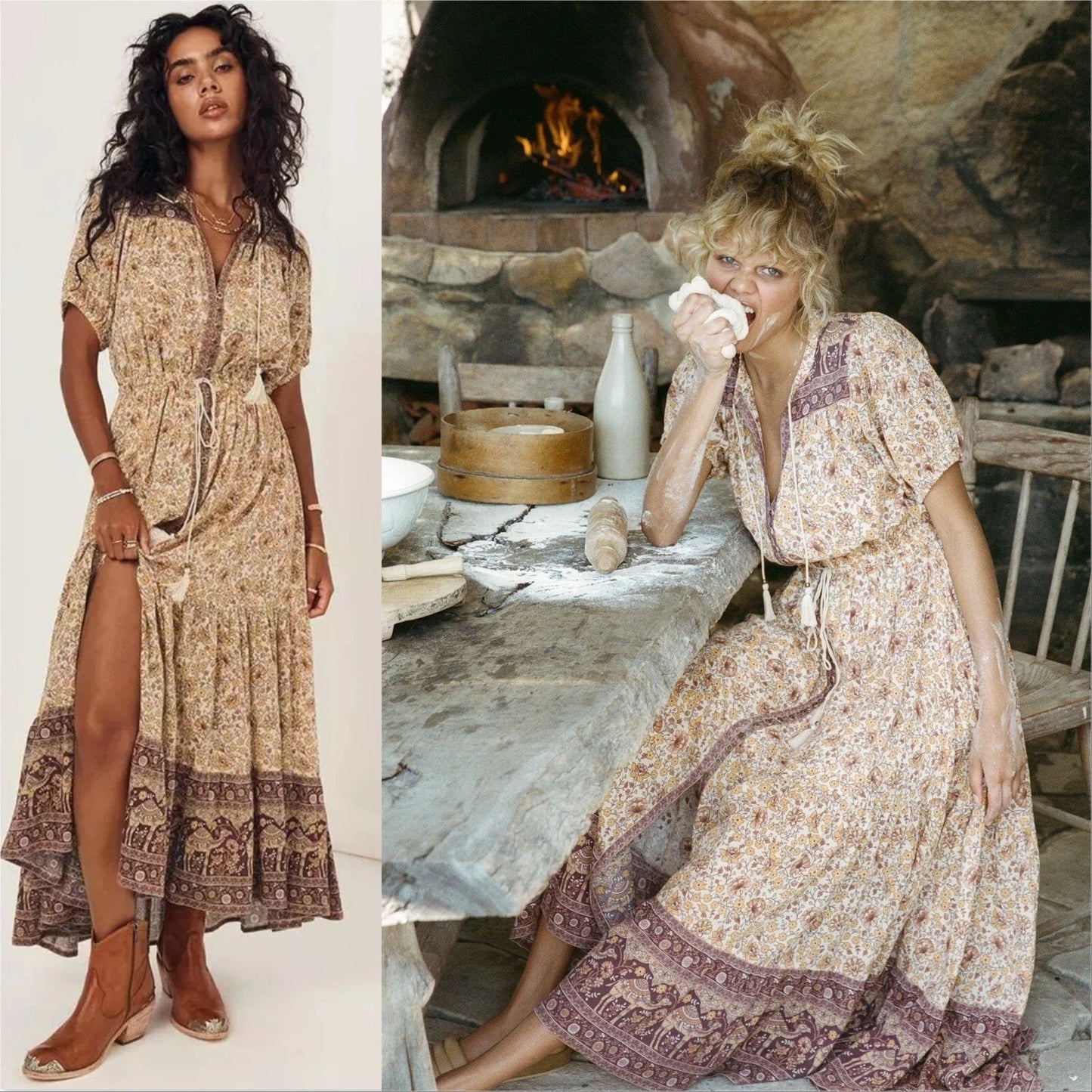 Spell & The Gypsy Collective Sundown Gown in Spice