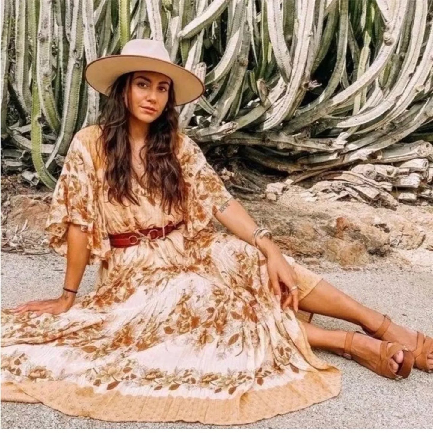 SPELL & THE GYPSY Coco Lei Mumu Gown Maxi Dress