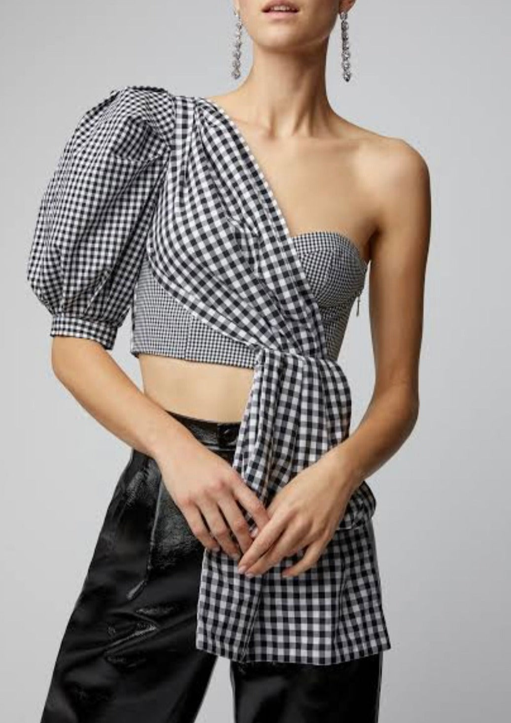 ACLER GINGHAM TOP