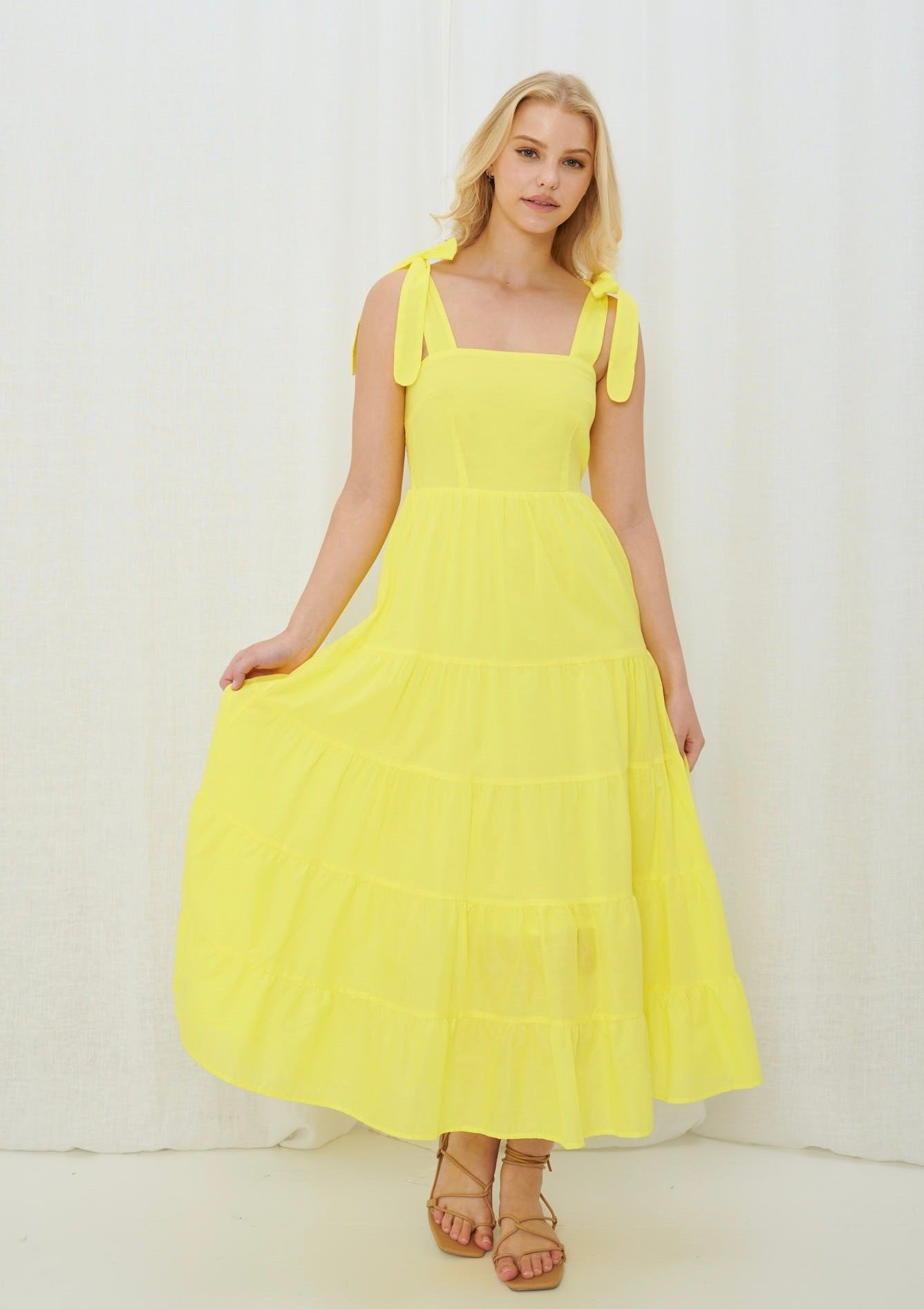 CANARY YELLOW STACY DRESS
