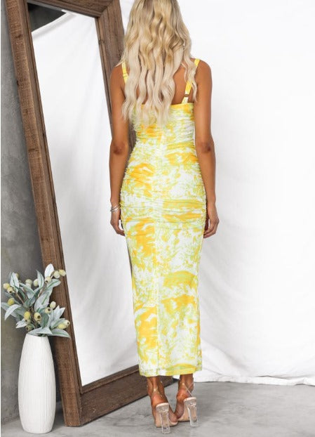 ANGEL BIBA LEMON SUN DRESS