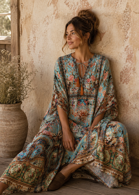 Sea of Dreams Embellished Kaftan