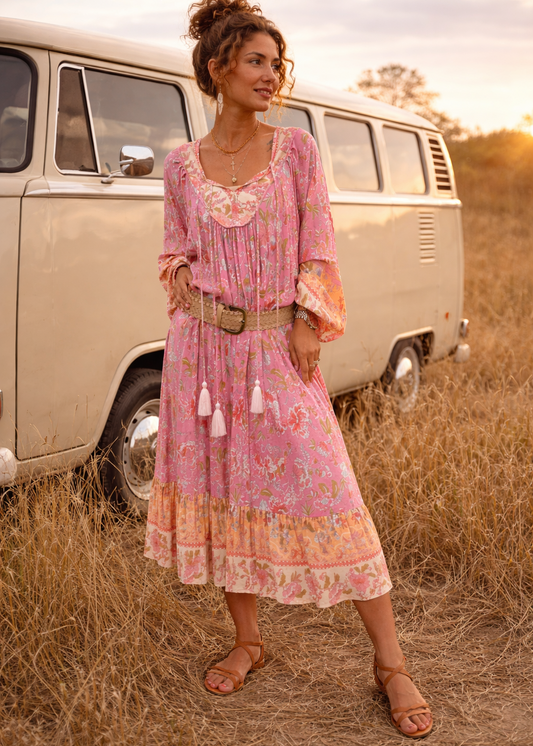 GODDESS DOOR BOHEMIAN MILLI DRESS  ~ CANDY