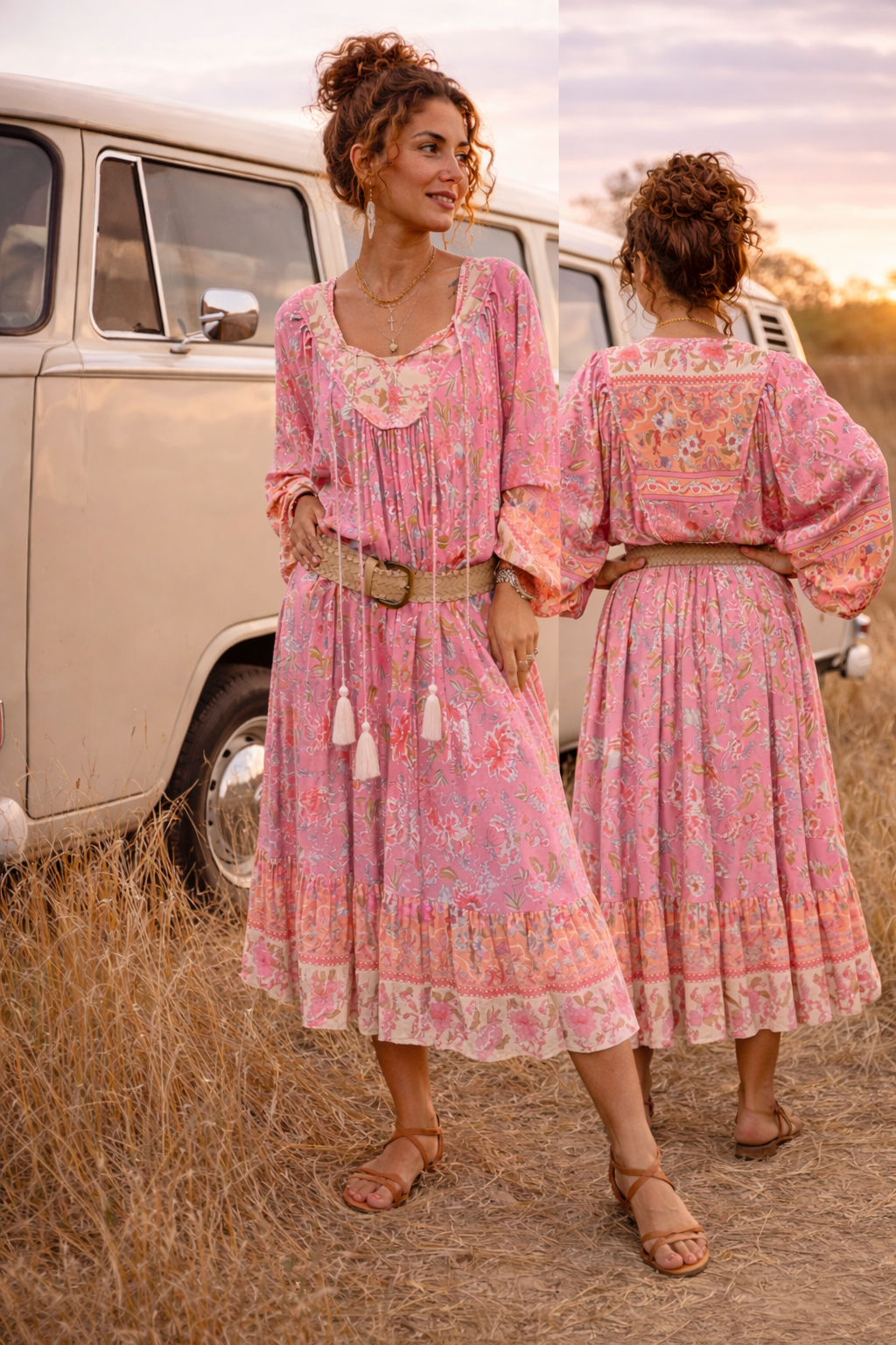 GODDESS DOOR BOHEMIAN MILLI DRESS  ~ CANDY