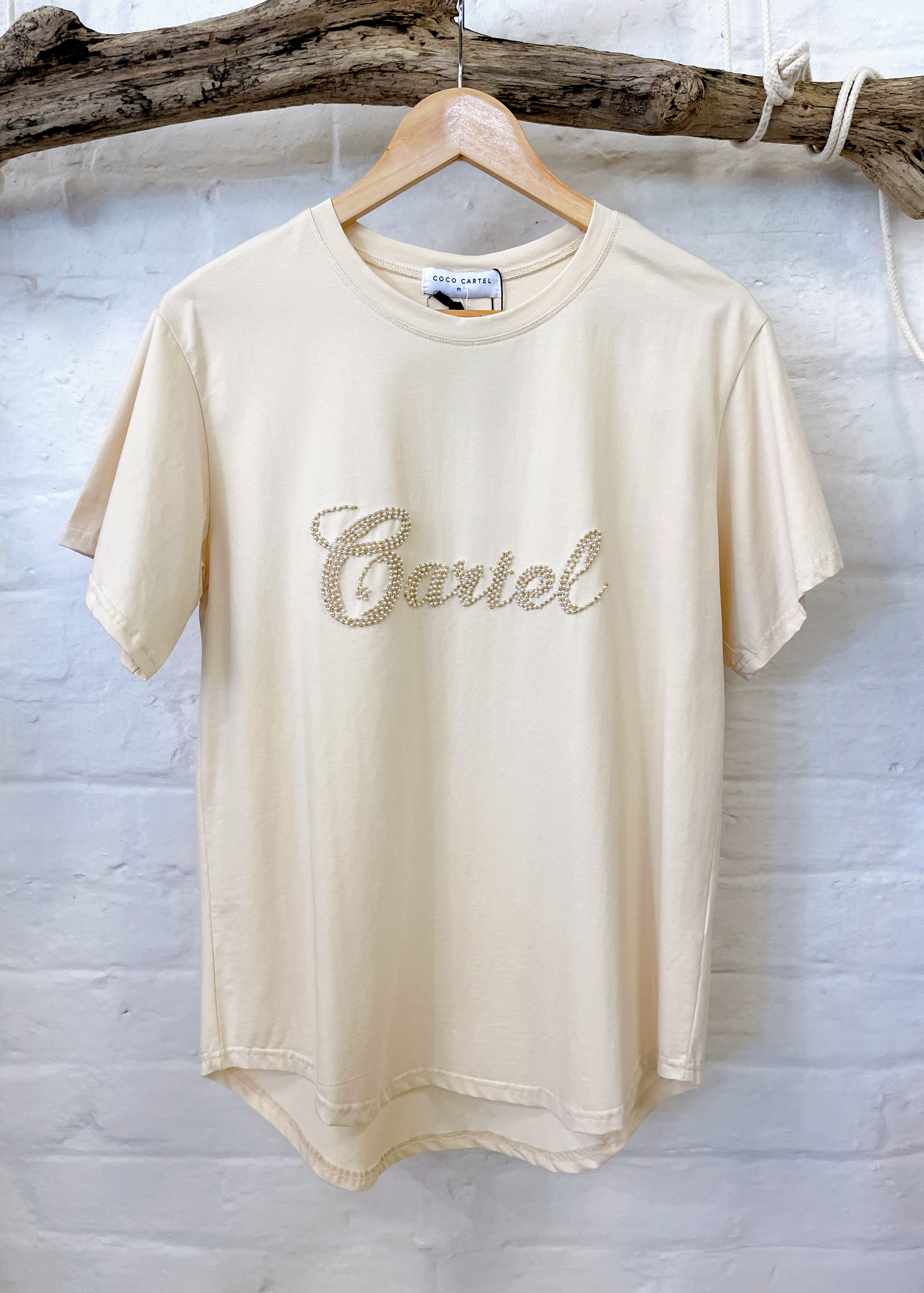 CARTEL EMBELLISHED T SHIRT