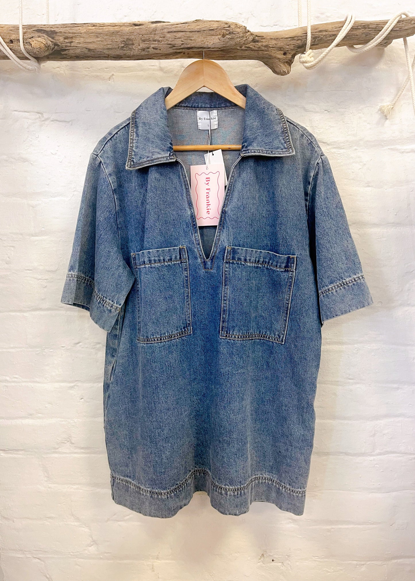 BY FRANKIE DENIM DRESS