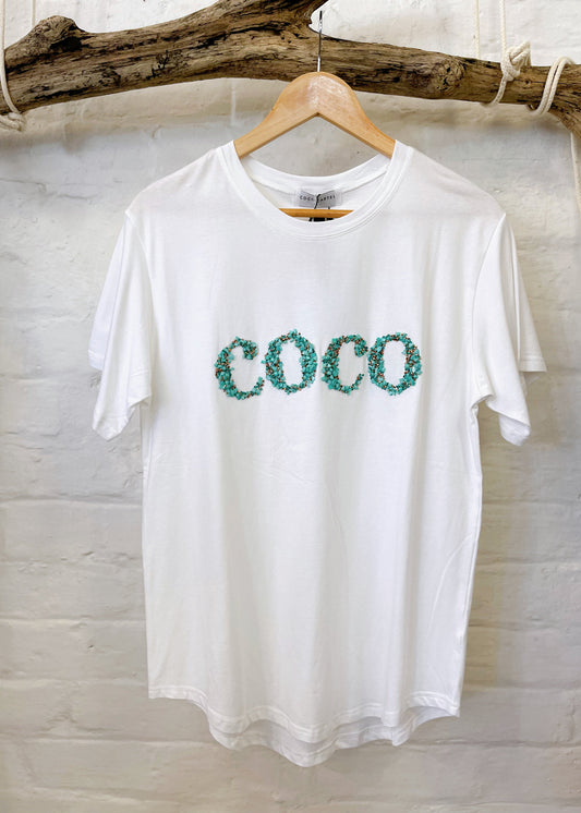 COCO EMBELLISHED T SHIRT