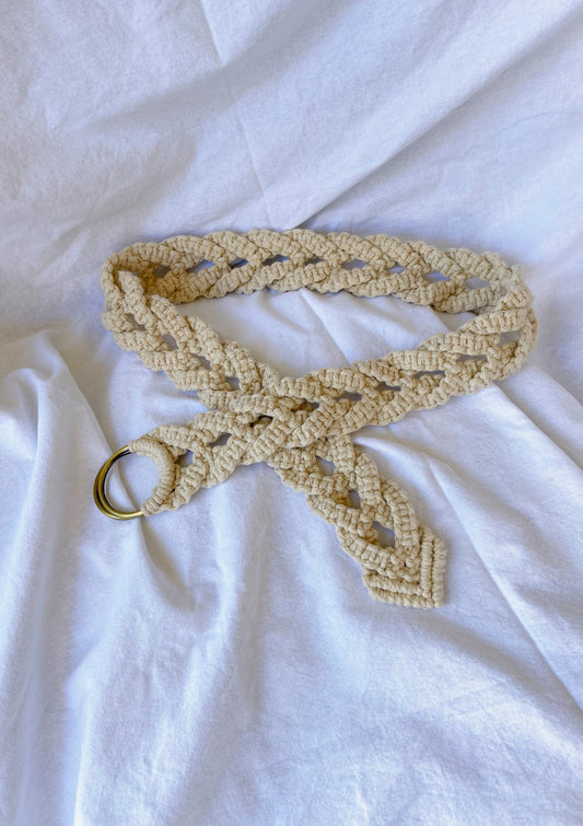 HAND CRAFTED BOHO PLAITED BELT