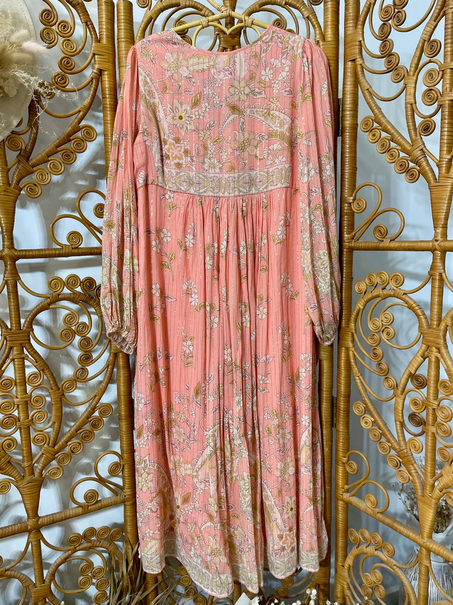 ✨SPELL & THE GYPSY Hendrix Boho Dress Dusty Pink NWT✨