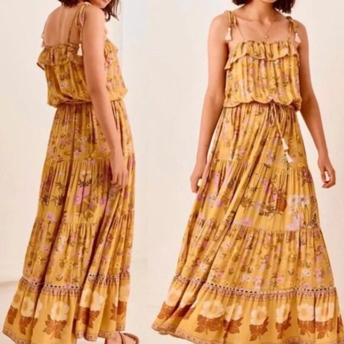Spell The Gypsy Collective Wild Bloom Strappy Dress