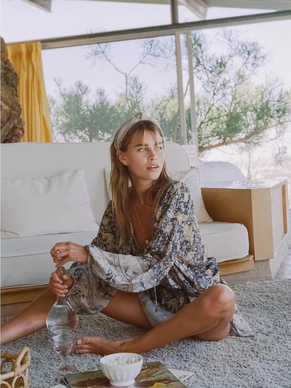 Spell & The Gypsy Collective Oasis Duster in Nightshade