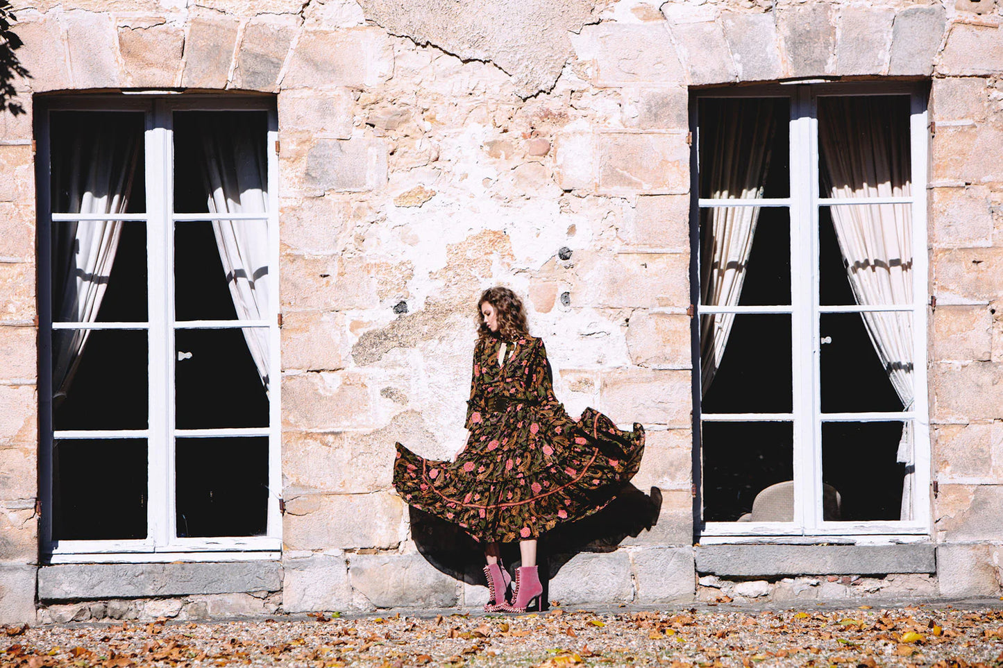 SPELL & THE GYPSY ~  Free People Exclusive Etienne Gown in Noir