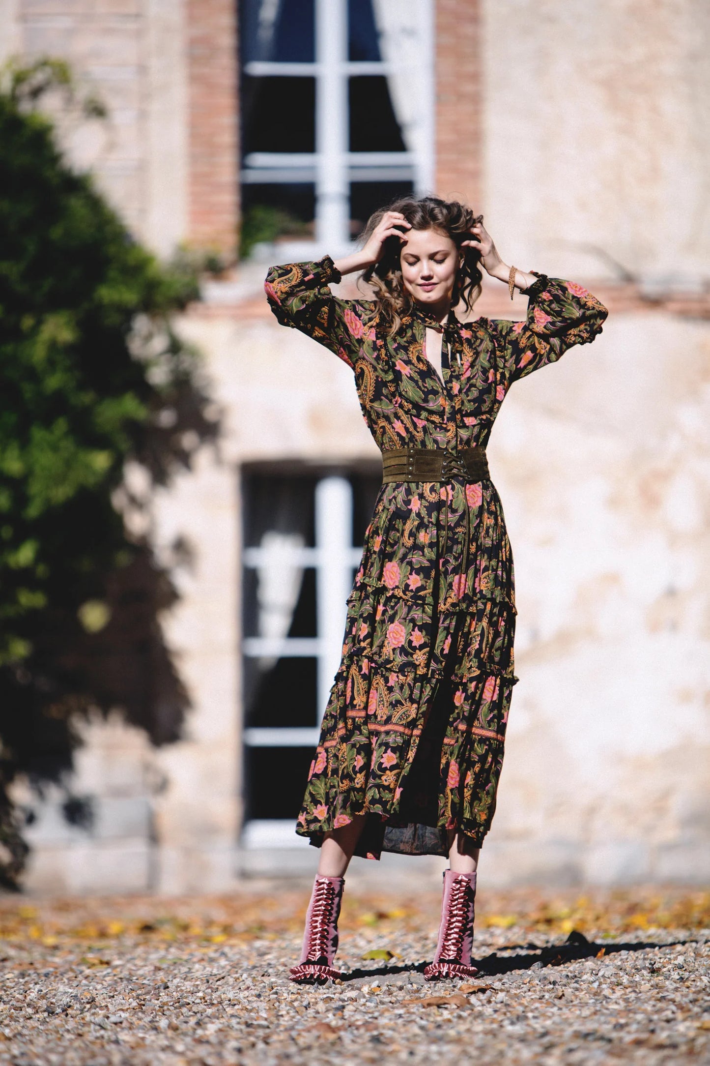 SPELL & THE GYPSY ~  Free People Exclusive Etienne Gown in Noir