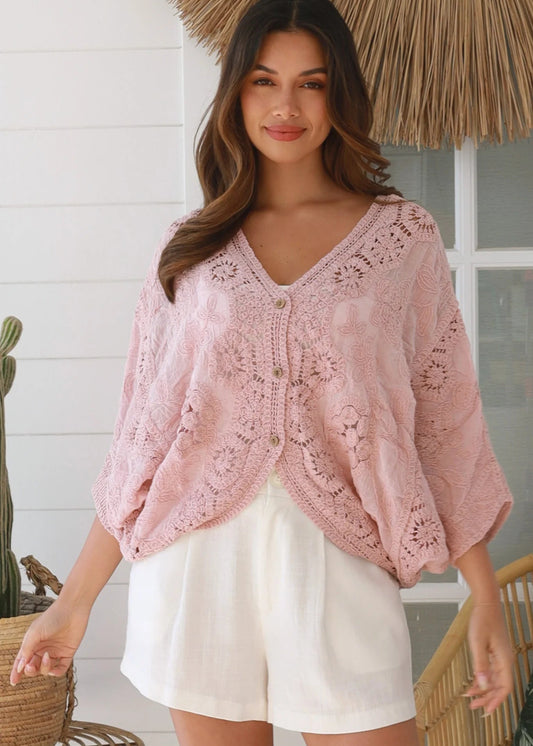 Luna Bella Top ~ Pink