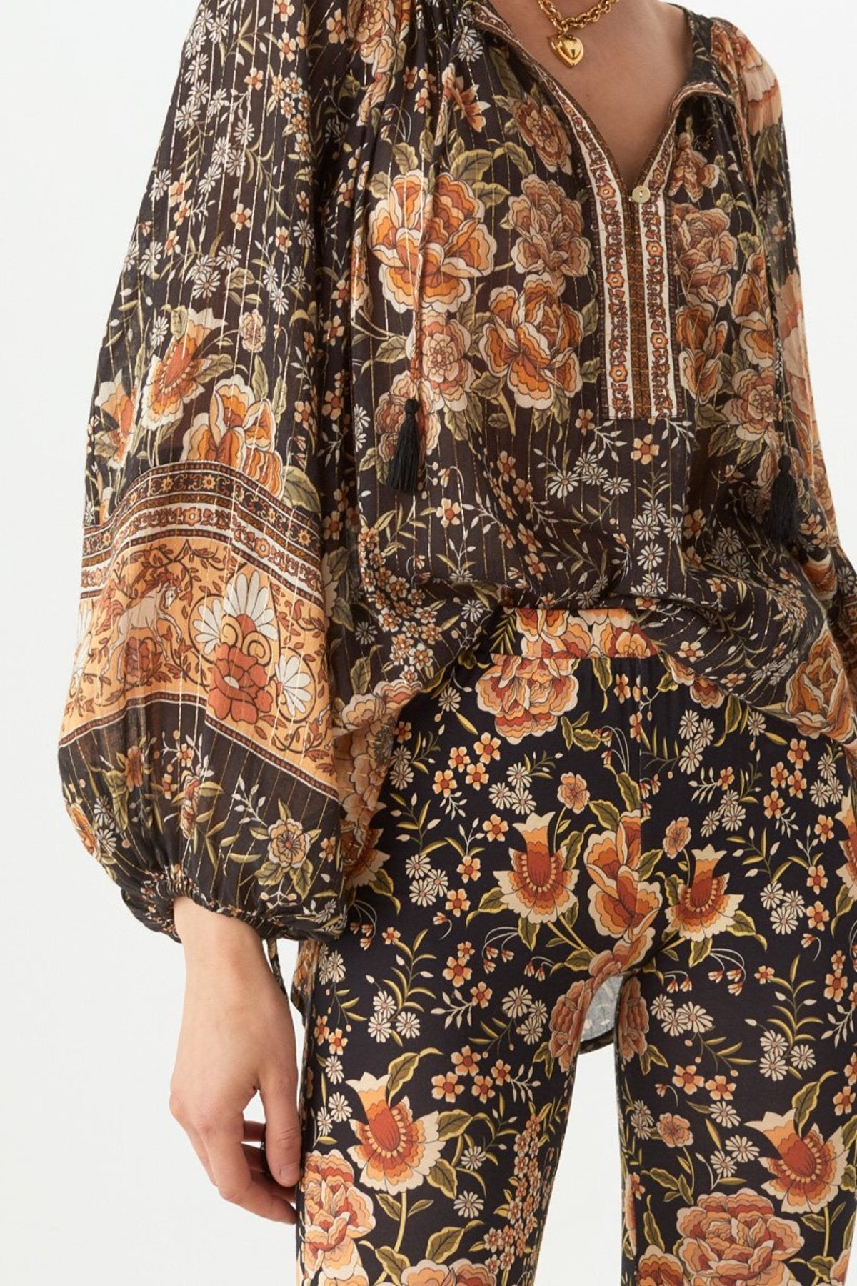 Spell & The Gypsy Collective Mystic Blouse in Nightfall