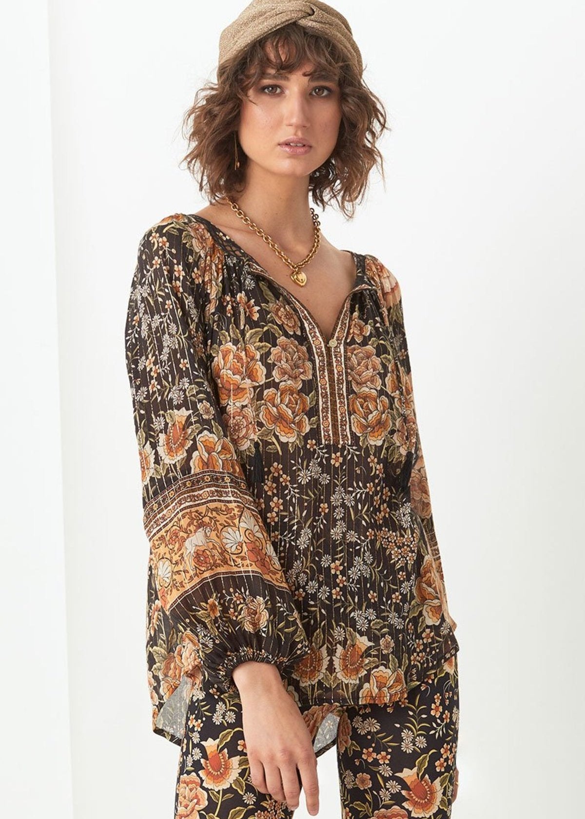 Spell & The Gypsy Collective Mystic Blouse in Nightfall