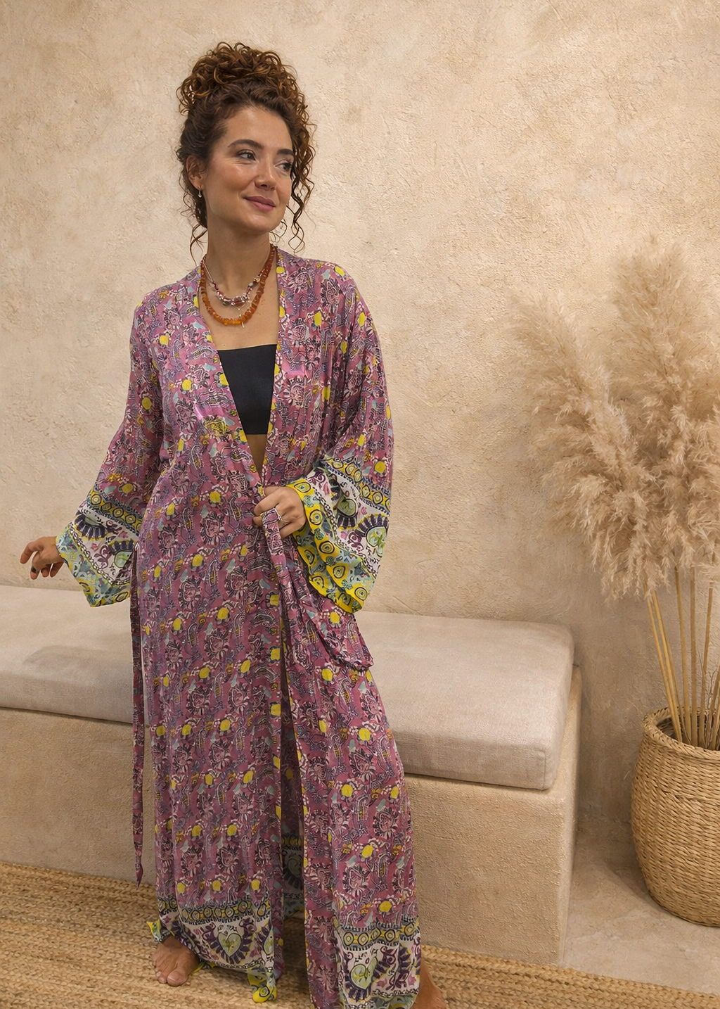 GODDESS DOOR KIMONO ~ BERRY