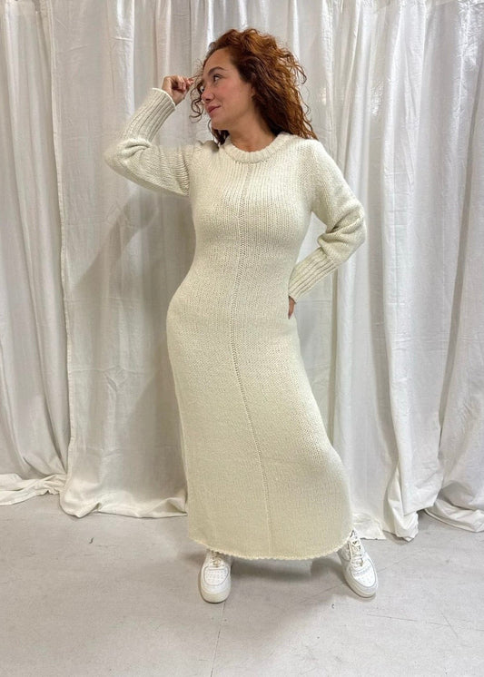 Winter Cloud Knit Maxi Dress
