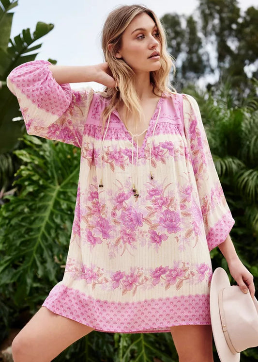 Spell & The Gypsy Collective x Free People Coco Lei Tunic Dress in Lilac