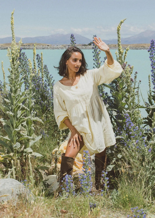 Spell & The Gypsy Collective Jesse Jane Tunic Dress in Honey