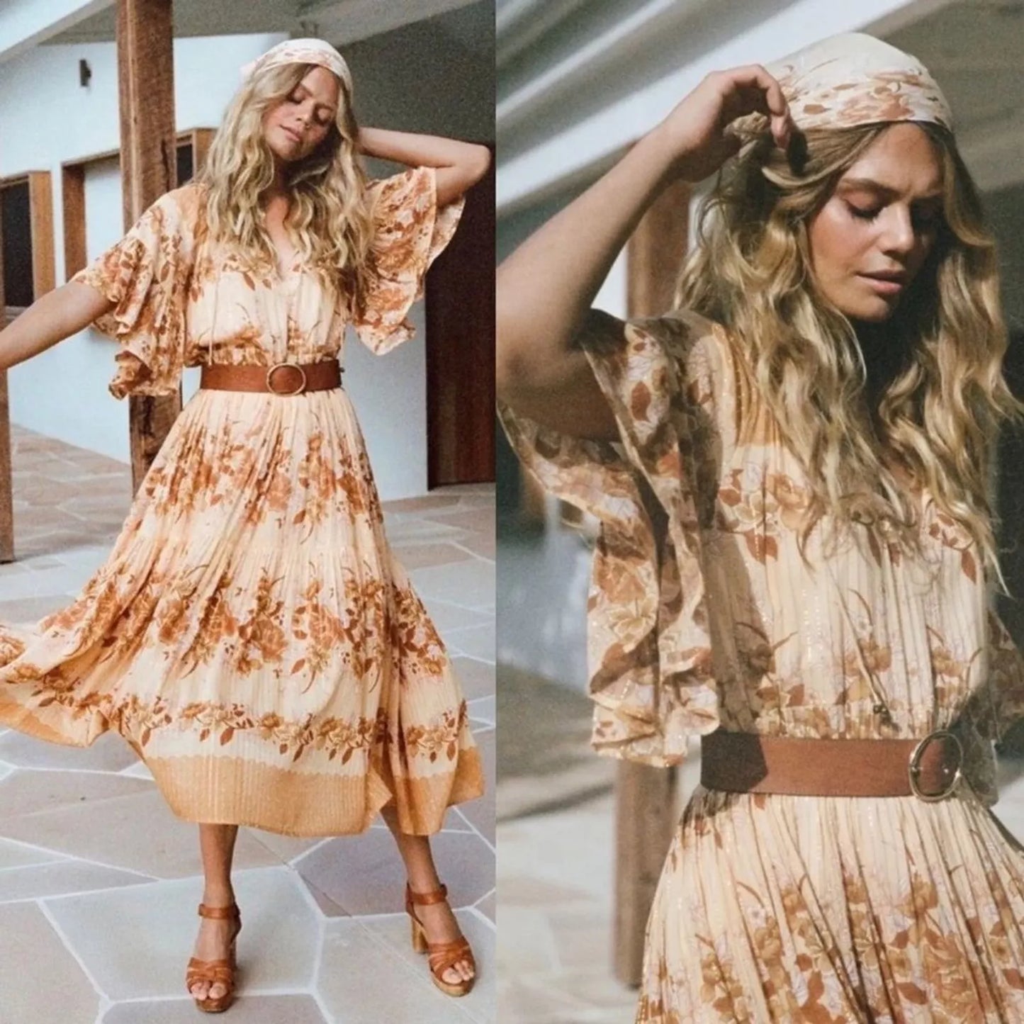 SPELL & THE GYPSY Coco Lei Mumu Gown Maxi Dress