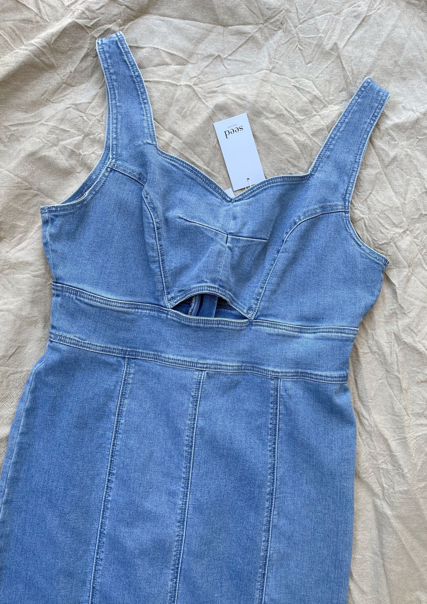 SEED DENIM DRESS