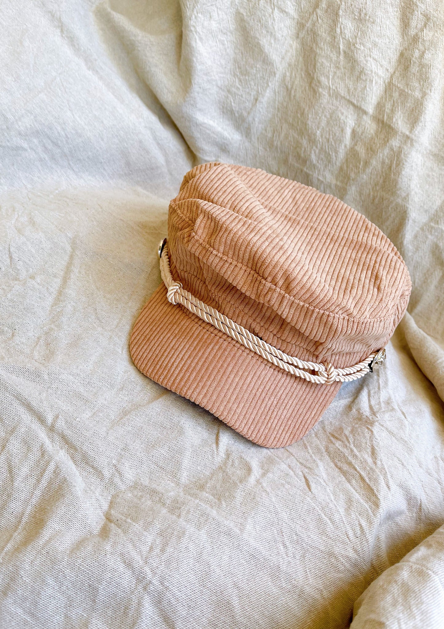 CORDUROY HAT ~ CARAMEL